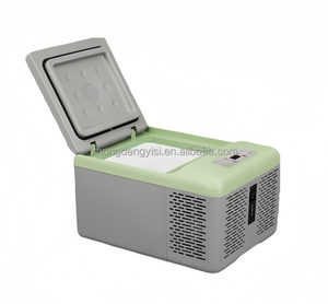Small Refrigerator with Compressor Cooling System for <b>Home</b> and Car Use Portable <b>Ice</b> Making Cabinet Freezing <b>Machine</b> - Product Image 2