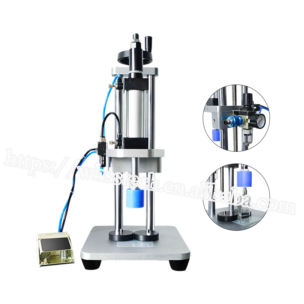 Pressa pneumatica per tappatura della sigillatrice per riempimento di alimenti/Aerosol