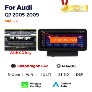 Mekede Snapdragon 662 & 680 mới nhất <span class=keywords><strong>Android</strong></span> xe <span class=keywords><strong>Navigation</strong></span> 8 + 256GB cho <span class=keywords><strong>Audi</strong></span> Q7 Hỗ trợ 360 xem DVR <span class=keywords><strong>OBD</strong></span> DAB - Product Image 2