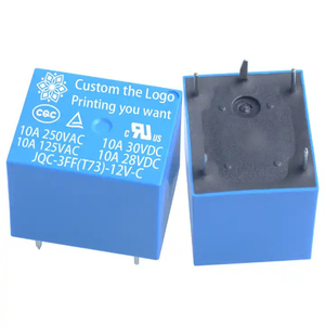 Rele Micro loghi T73 potenza Mini Rele Afk De 4 elettromagnetico 10A 10amp 1 Co Dc 5V 12V 24 24V 24vdc 4 Pin 5 pini 5 pini PCB - Product Image 1
