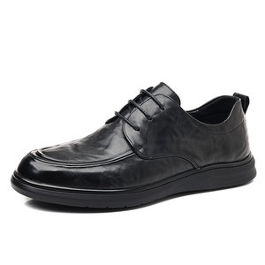 Nueva Colección de Primavera, Mocasines de Cuero Casuales de Negocios para Hombre, de Cuero Genuino, Suela Suave, Transpirables y Cómodos - Product Image 1