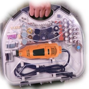 Küçük elektrikli değirmen elektrikli gravür kalem döner aracı set-12 V Mini açılı taşlama elektrikli matkap kiti taşlama aksesuarları - Product Image 2