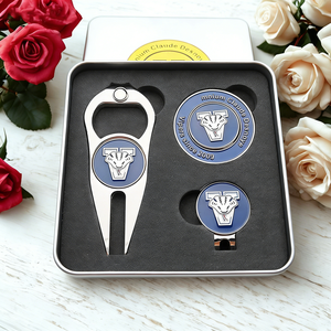 Set de Regalo de Golf del Mejor Fabricante, Herramienta Profesional para Reparar Divots con Grabado Personalizado, Moneda de Golf Personalizada, Ficha de Póker, Marcador de Pelota de Metal Personalizado - Product Image 4