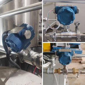 Nhiệt độ cao nước nóng chất lỏng Cảm biến lưu lượng nước Tri kẹp đo lưu lượng tuabin - Product Image 5