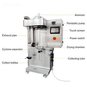 실험실 규모 2L 미니 스프레이 건조기 시스템 건조 기계 가격 액체 건조 오일 계란 분유 해산물 커피 - Product Image 4