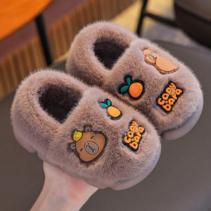 Anti-slip soft sole, breathable and odor-proof, warm with added insulation, <b>home</b>-use cotton <b>slippers</b> - Product Image 3