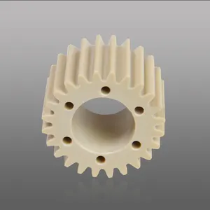 Kunststoffgetriebe individuell gefertigte bearbeitete Formradgetriebe Verschleißfestigkeit Hochleistungs-Kunststoffverbund Peek Gear