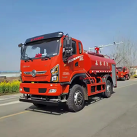 Nouveau camion de pompiers diesel Dongfeng avec une capacité de réservoir de 7001-10000L, norme d'émission EURO 5, transmission 4x4