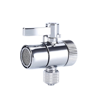 Vanne de dérivation avec aérateur G1/2 "filetage femelle RO tube adaptateur de robinet connecteur de dérivation d'eau robinet de filtre à eau de comptoir