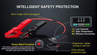 Pack d'alimentation d'urgence portable 6-en-1 : Nouvelle batterie de démarrage, lampe LED, compresseur d'air pour moto/voiture/camion