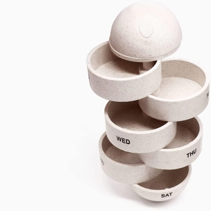 <span class=keywords><strong>7</strong></span> ngày Du Lịch Túi hộp thuốc đầy màu sắc hộp thuốc viên nang nhựa hộp thuốc capsul trường hợp thuốc - Product Image 3