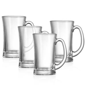 بيع بالجملة كلاسيك بار باينت أواني زجاجية شعار مخصص مقبض شفاف بيلسنر يمكن تشكيل نظارات البيرة القابلة لإعادة الاستخدام للمياه - Product Image 5