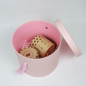 Caja de Regalo Redonda de Papel con Diseño Personalizado de Colores Navideños, Caja de Embalaje de Cosméticos de Lujo - Product Image 6