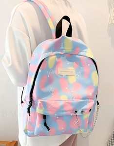 Su misura di grande capacità in Nylon zaino scuola design design design design chiusura a cerniera con cerniera impermeabile per gli studenti giovani - Product Image 1