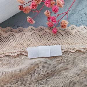 Lazos de sujetador personalizados de alta calidad 100%, lazo de cinta de satén de nailon, decoración de lencería, embalaje preatado para accesorios de ropa interior - Product Image 4