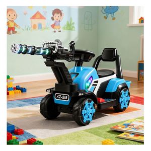 Auto Eléctrico Unisex de 12V para Niños y Niñas de 2 a 4 Años, Diseño de Excavadora/Tractor de Plástico, Funciona con Batería - Product Image 2