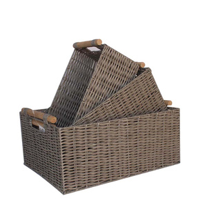 Panier de cuisine en plastique Offre Spéciale bon marché organisateur de stockage paniers de rangement en plastique panier de rangement - Product Image 3