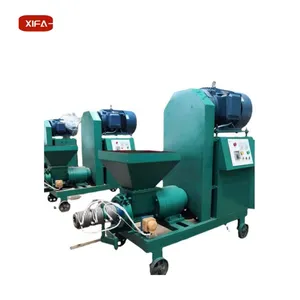 Equipped with fully automatic control electric heating device briquette machine wood sawdust high efficiency saw dust briquette