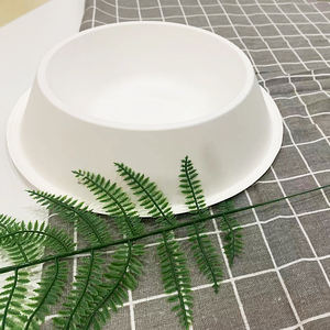 Grosir ramah lingkungan Sugarcane mangkuk hewan peliharaan Bagasse pemisah makanan anjing dapat terurai mangkuk hewan peliharaan sekali pakai - Product Image 1