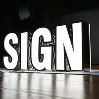 Letrero LED retroiluminado para tienda, accesorio personalizado para exteriores, letras, logo, Canal 3d, para publicidad