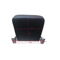 Tabouret latéral en cuir pliant à rebond automatique Chaise à rabat pour allée de train pour véhicules spéciaux Hôpital Montage mural Fabricant