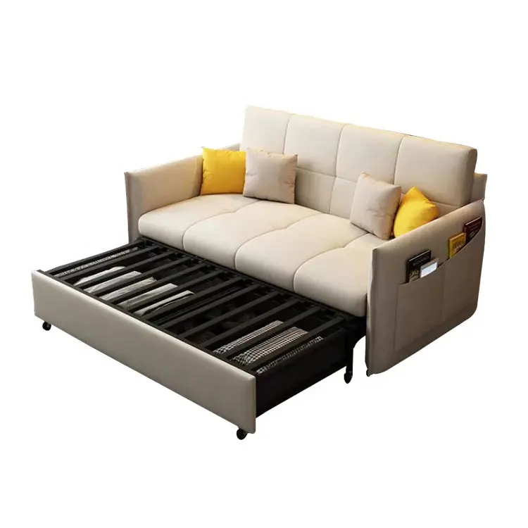 Modern foldable colorful folding sofa cum bed furniture with high quality