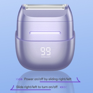 Afeitadora Eléctrica Portátil Mini Recargable USB con Logotipo Personalizado, para Uso en Seco y Húmedo, Indolora, para Hombres y Mujeres - Product Image 2