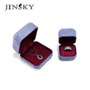 Velvet Jewelry Box Multi Size Colorful <b>Ring</b> <b>Necklace</b> Bracelet Bangle Bead Storage Box For Jewelry Display - Product Image 2