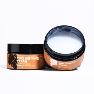 Crème <span class=keywords><strong>coiffante</strong></span> pour <span class=keywords><strong>cheveux</strong></span> <span class=keywords><strong>bouclés</strong></span> à base de plantes, best-seller, marque privée, hydratante, volumisante, soin profond, sans rinçage, 100g - Product Image 6