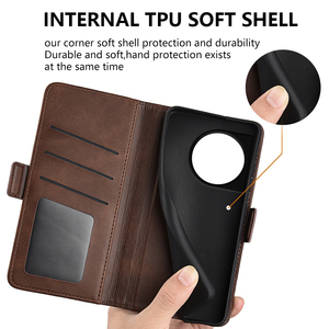 สำหรับ <span class=keywords><strong>OnePlus</strong></span> 15 12 11 <span class=keywords><strong>9</strong></span> Pro รุ่น Global เคสหนัง PU หรูหรา เป็นมิตรกับสิ่งแวดล้อม แบบพับได้ ฝาหลัง ปิดแบบกระเป๋าสตางค์ ของใหม่แกะกล่อง - Product Image 6