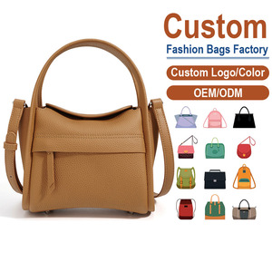 Genuine Full-Grain Leather Crossbody Bag Richly Textured <b>Pebbled</b> Grain Supple and Resilient Leather Perfect for Everyday Commute - Product Image 1