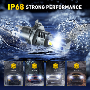 AUXITO H4 9003 <b>LED</b> <b>Headlight</b> Bulbs 12 50W 3900LM 6500K White 1:1 HID <b>Headlight</b> Bulbs - Product Image 6