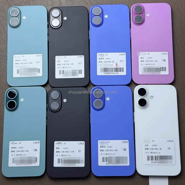 New Arrivals for I Phone16 Us Version Wholesale Price Unlocked Mobile for I Phone 16 5G 6.1 Inch Ai Phones 256GB 512GB