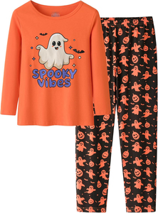 Boutieuqe Conjunto de pijamas de Halloween 2025 Venta caliente Ropa para niños Lindo gato Unicornio Manga larga Niños y niñas Ropa de dormir Traje - Product Image 5