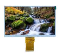 Personnalisation d'écran LCD TFT à matrice active A-Si de 7,0 pouces, résolution 1024x600, RGB 50PIN, rétroéclairage 18 LED, luminosité 300 nits, GJD