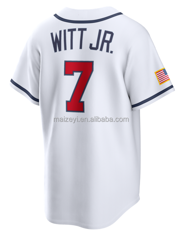 #7 Bobby Witt Jr. Blanc