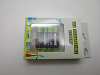 Batterie lithium-ion rechargeable USB GEB de qualité supérieure, prix de gros, AAA 1,5 V 600 mAh, lot de 4 pièces avec câble micro USB, batterie 600 mAh