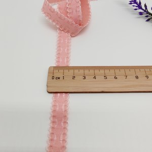 Venta al por mayor de fábrica: Muestra de cinta elástica de punto de 16 mm para costura de ropa, cinta de picot para coser ropa interior, sujetadores y cinturones de nailon. - Product Image 3