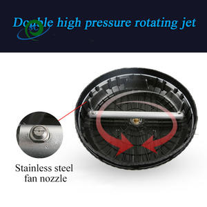 Sikat Pembersih Permukaan Beton Jalan Mobil 15 Inci Scrubber Pembersih Permukaan Putar 4000psi untuk Pencuci Tekanan - Product Image 4