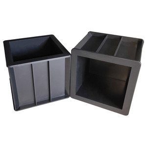 150x150x150mm Concrete Plastic Concrete Cube Test Mould Stamp Concrete Mould