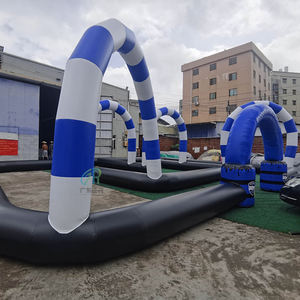Piste de course gonflable Go Kart gonflable de garantie de satisfaction, avec un design innovant et une <span class=keywords><strong>livraison</strong></span> rapide - Product Image 2