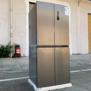 Refrigerador BCD-580 de 4 Puertas, 220V, Gran Capacidad, Color Plateado, Enfriamiento por Aire, Sin Escarcha, Acero Inoxidable, R600a, para el Hogar - Product Image 4