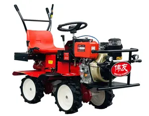 406cc Ride On Cultivator Rotary Tiller Garden Mini Tractor Agriculture Equipment With Hitching Tool