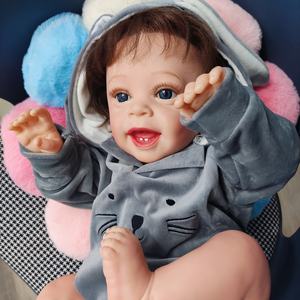 R & B Hyperrealistische Goedkope Levensgrote Echte Baby Poppen Bebe Reborn Pasgeboren Pop Speelgoed Siliconen Pop Te Koop - Product Image 4