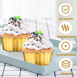 8 oz nhôm <span class=keywords><strong>foil</strong></span> cup với nắp dùng một lần Ramekin Baking cup <span class=keywords><strong>Foil</strong></span> cupcake <span class=keywords><strong>container</strong></span> giáng sinh (Bạc, vàng, 8 oz) - Product Image 3