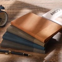 Cuaderno de diario A5 Vintage personalizado, 100 hojas, cuadernos a granel, cuero de tapa dura, texturizado con hilo, encuadernación de costura, impresión personalizada