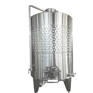 Tanque de armazenamento para vinho, tanque de aço inoxidável de grau alimentar para fermentação de vinho