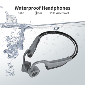 Casque de natation étanche IPX8, conduction osseuse, Bluetooth 5.0, écouteurs <span class=keywords><strong>sans</strong></span> <span class=keywords><strong>fil</strong></span>, <span class=keywords><strong>lecteur</strong></span> audio <span class=keywords><strong>MP3</strong></span> 16 Go, écouteurs de sport - Product Image 2