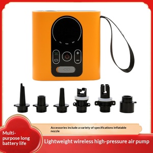 Pompe à air électrique portable pour tente, <span class=keywords><strong>gonfleur</strong></span> pour lit pneumatique, matériau PE, utilisation polyvalente - Product Image 4