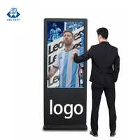 Zdhq 55, Pantalla Táctil Interior 4K LCD, Kiosco Interactivo, Tótem de Pie con Animación para Restaurantes, Tiendas Minoristas y Centros Comerciales